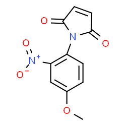 ChemSpider 2D Image | 1-(4-Methoxy-2-nitro-phenyl)-pyrrole-2,5-dione | C11H8N2O5