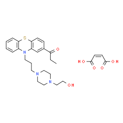 ChemSpider 2D Image | Proketazine maleate | C28H35N3O6S