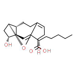 ChemSpider 2D Image | (9alpha,11alpha,13E,15S)-11,15-Dihydroxy-5,9-epoxyprosta-4,13-dien-1-oic acid | C20H32O5