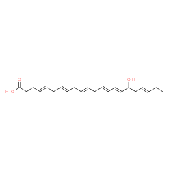 ChemSpider 2D Image | (±)17-HDoHE | C22H32O3
