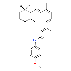 ChemSpider 2D Image | N-(4-methoxyphenyl)-all-trans-retinamide | C27H35NO2