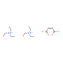 ChemSpider 2D Image | Triethylammonium maleate | C16H34N2O4