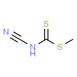 ChemSpider 2D Image | Methyl cyanocarbamodithioate | C3H4N2S2