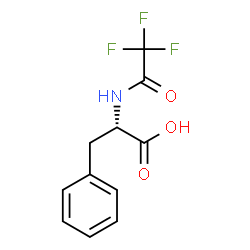 ChemSpider 2D Image | N-(Trifluoroacetyl)-L-phenylalanine | C11H10F3NO3