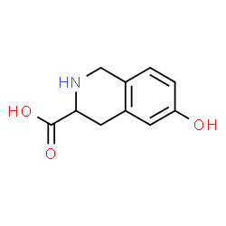 ChemSpider 2D Image | 1,2,3,4-Tetrahydro-6-hydroxy-3-isoquinolinecarboxylic acid | C10H11NO3