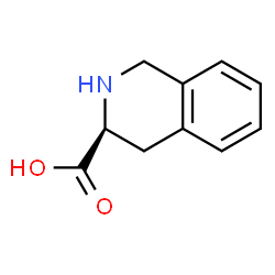 ChemSpider 2D Image | (-)-1,2,3,4-Tetrahydroisoquinoline-3-carboxylic acid | C10H11NO2