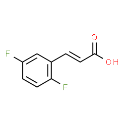 ChemSpider 2D Image | trans-2,5-Difluorocinnamic acid | C9H6F2O2