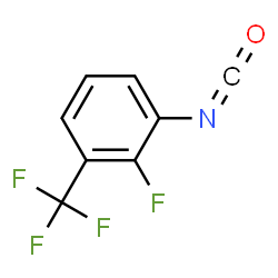 ChemSpider 2D Image | 2-Fluoro-3-(trifluoromethyl)phenyl isocyanate | C8H3F4NO