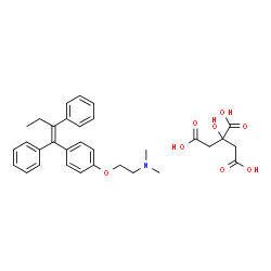 ChemSpider 2D Image | (Z)-Tamoxifen citrate | C32H37NO8