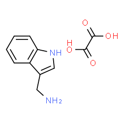 ChemSpider 2D Image | 3-(Aminomethyl)indol oxalate | C11H12N2O4