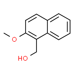 ChemSpider 2D Image | (2-Methoxy-1-naphthyl)methanol | C12H12O2
