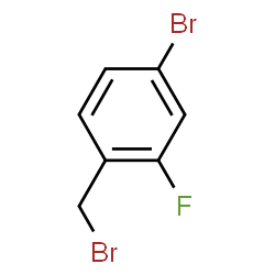 ChemSpider 2D Image | alpha,4-Dibromo-2-fluorotoluene | C7H5Br2F