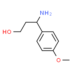 ChemSpider 2D Image | Î³-Amino-4-methoxybenzenepropanol | C10H15NO2