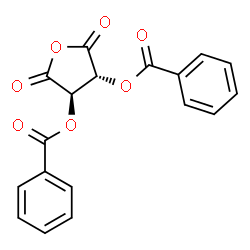 ChemSpider 2D Image | (3R,4R)-3,4-Bis(benzoyloxy)dihydro-2,5-furandione | C18H12O7