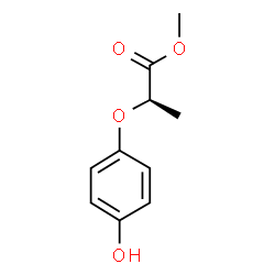 ChemSpider 2D Image | Methyl (2R)-2-(4-hydroxyphenoxy)propanoate | C10H12O4