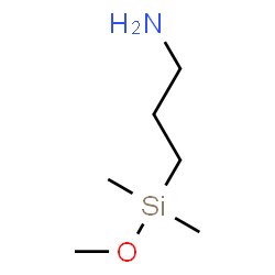 ChemSpider 2D Image | 3-[Methoxy(dimethyl)silyl]-1-propanamine | C6H17NOSi