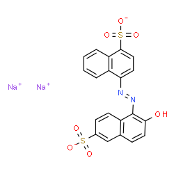 ChemSpider 2D Image | Acid Red 13 | C20H12N2Na2O7S2