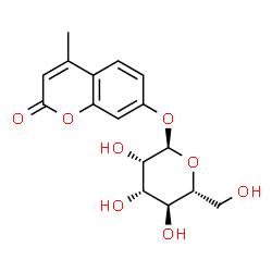 ChemSpider 2D Image | 4-Methyl-2-oxo-2H-chromen-7-yl alpha-D-mannopyranoside | C16H18O8