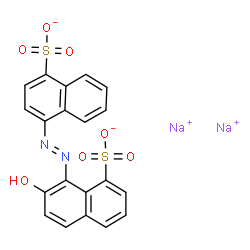 ChemSpider 2D Image | ACID RED 25 | C20H12N2Na2O7S2