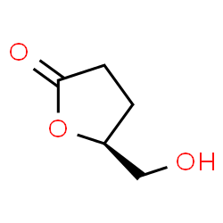 ChemSpider 2D Image | (S)-5-Hydroxymethyl-2-oxotetrahydrofuran | C5H8O3