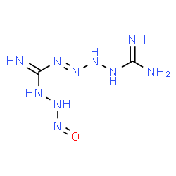 ChemSpider 2D Image | 4-[Imino(3-oxotriazanyl)methyl]tetraaz-3-ene-1-carboximidamide | C2H8N10O
