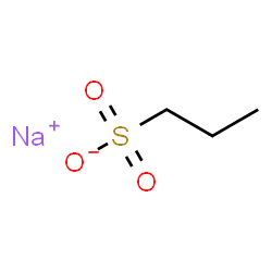 ChemSpider 2D Image | Sodium 1-propanesulfonate | C3H7NaO3S