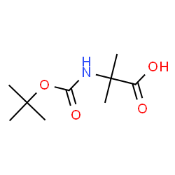 ChemSpider 2D Image | Boc-Aib-OH | C9H17NO4