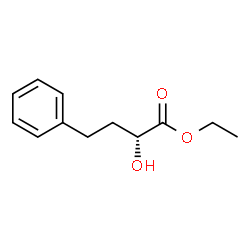 ChemSpider 2D Image | Ethyl (2R)-2-hydroxy-4-phenylbutanoate | C12H16O3