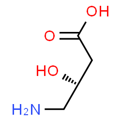ChemSpider 2D Image | (-)-.gamma.-Amino-.beta.-hydroxybutyric acid | C4H9NO3