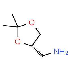 ChemSpider 2D Image | (R)-(-)-2,2-Dimethyl-1,3-dioxolane-4-methanamine | C6H13NO2