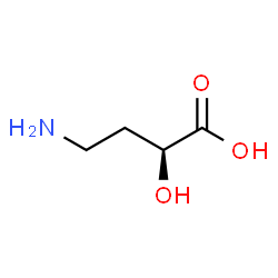 ChemSpider 2D Image | (S)-4-Amino-2-hydroxybutyric acid | C4H9NO3