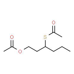 ChemSpider 2D Image | 3-(Acetylthio)hexyl acetate | C10H18O3S