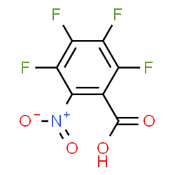 ChemSpider 2D Image | 2,3,4,5-Tetrafluoro-6-nitrobenzoic acid | C7HF4NO4