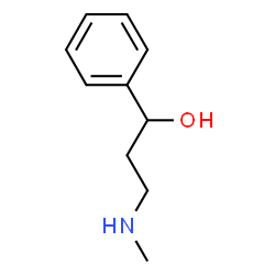 ChemSpider 2D Image | 3-Methylamino-1-phenylpropanol | C10H15NO