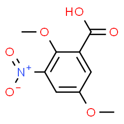 ChemSpider 2D Image | 2,5-Dimethoxy-3-nitrobenzoic acid | C9H9NO6