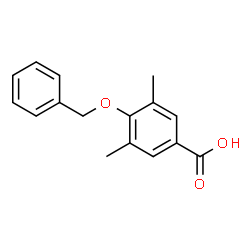 ChemSpider 2D Image | 4-Benzyloxy-3,5-Dimethylbenzoic Acid | C16H16O3