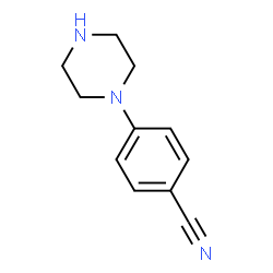 ChemSpider 2D Image | 4-piperazinobenzonitrile | C11H13N3