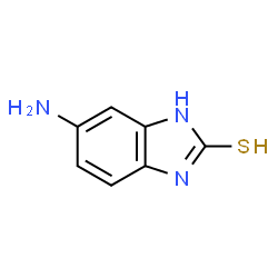 ChemSpider 2D Image | 2-Benzimidazolethiol, 5-amino- | C7H7N3S