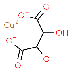ChemSpider 2D Image | copper tartrate | C4H4CuO6