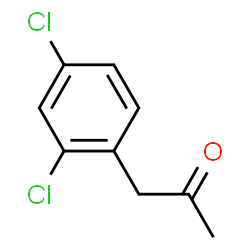 ChemSpider 2D Image | 2,4-Dichlorophenylacetone | C9H8Cl2O