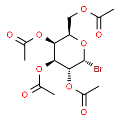 ChemSpider 2D Image | Acetobromo-alpha-D-galactose | C14H19BrO9