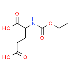 ChemSpider 2D Image | N-Carbethoxy-L-glutamic acid | C8H13NO6