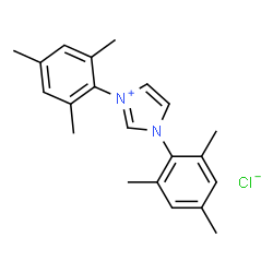 ChemSpider 2D Image | 1,3-Dimesitylimidazolium Chloride | C21H25ClN2