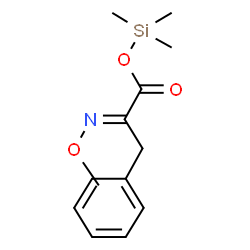 ChemSpider 2D Image | Benzenepropanoic acid, .alpha.-(methoxyimino)-, trimethylsilyl ester | C13H19NO3Si