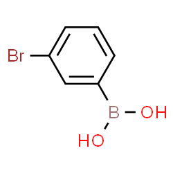 ChemSpider 2D Image | 3-Bromophenylboronic acid | C6H6BBrO2