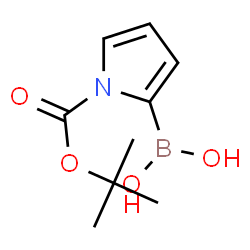 ChemSpider 2D Image | N-Boc-2-pyrroleboronic acid | C9H14BNO4