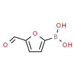 ChemSpider 2D Image | 2-Formylfuran-5-boronic acid | C5H5BO4