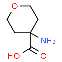 ChemSpider 2D Image | 4-aminooxane-4-carboxylic acid | C6H11NO3