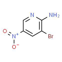ChemSpider 2D Image | 3-Brom-5-nitropyridin-2-amin | C5H4BrN3O2