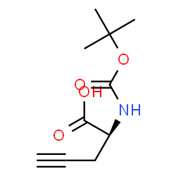 ChemSpider 2D Image | Boc-Pra-OH | C10H15NO4